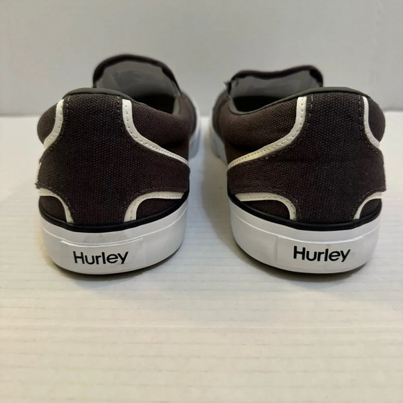 Hurley Slip On Gray Sneakers - Picture 4 of 9